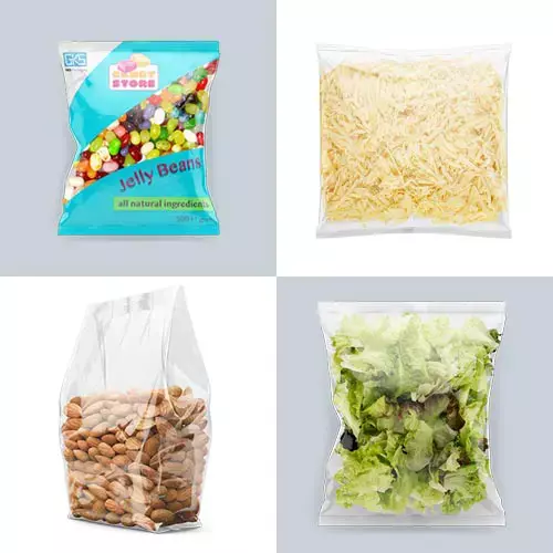 4 bags with goods